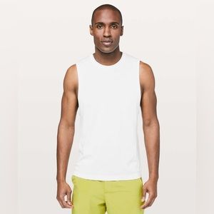 lululemon metal vent tech  White Tank Top